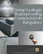 Sump Leakage Waterproofing Contractors , Bengaluru