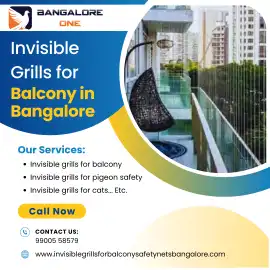 Invisible Grills for Balcony in Bangalore, Yelahanka