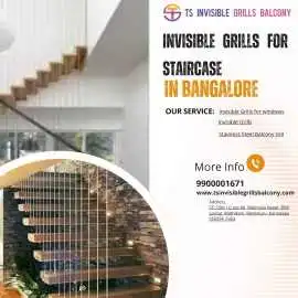 Invisible Staircase Grills Bangalore | TS Invisibl, Bengaluru