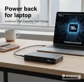 Power back for laptop: Ultra Fast 65W PD Support, Rp 5,999