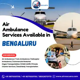 24/7 Air Ambulance Services Available in Bengaluru, Bengaluru
