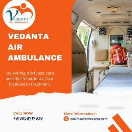 Hire Air Ambulance Service in Delhi by Vedanta, Chandigarh