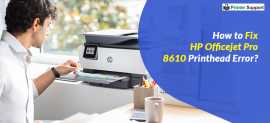 How to Fix HP Officejet Pro 8610 Printhead Error?, New York