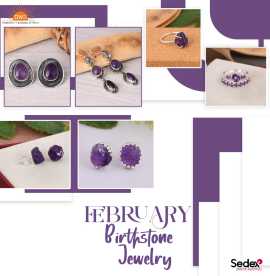 Luxurious February Birthstone Jewelry at Budget, ps 150