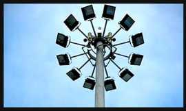 Well-known High Mast Pole in India, Lucknow
