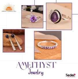 Affordable Luxury: Amethyst Jewelry Wholesale for , ps 150