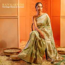 Rajyalakshmi Heritage Banaras Sarees, ₹ 40,000
