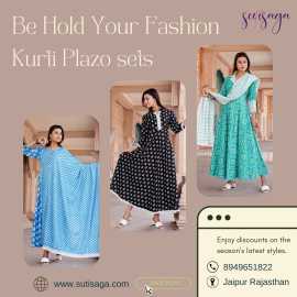 Kurti Plazo sets, ¥ 699