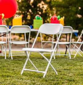 White Party Chairs in Wholesale, San Diego