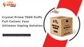 Crystal Prime 7000 Puffs Full Carton: Your Ultimat, £ 719
