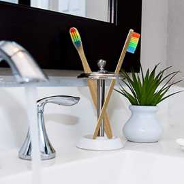 For Sale: Classic Bamboo Toothbrush with Soft Bris, Brighton