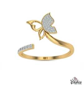 Adelaide Gold And Diamond Ring, Rp 12,251