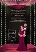 CraftyArt's Love : Wedding Invitations card, Hong