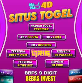 Nana4D : Situs Togel Terpercaya Pasaran Terbesar