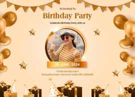 Template For Birthday Invitation Card | Crafty Art, $ 1