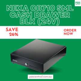 Nexa CB710 Sml Cash Drawer Blk (24V), Austral