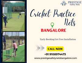 Premium Cricket Practice Nets in Bangalore, $ 1