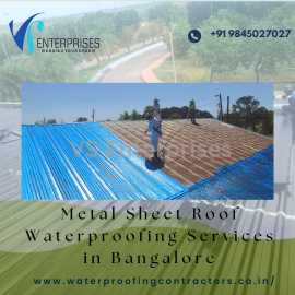 Metal Sheet Roof Waterproofing Services in Bangalo, Bengaluru