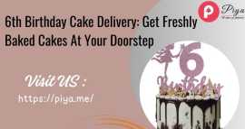 6th Birthday Cake Delivery: Get Freshly Baked Cake, $ 0
