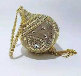 Classic Diamond Floral Bridal Bag , $ 87