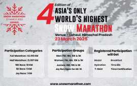 Snow Marathon Lahaul 2025 :  Register Today!