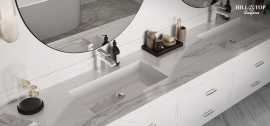 White Quartzite Countertop, Mississauga