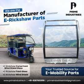E Rickshaw Front Glass Manufacturers In India