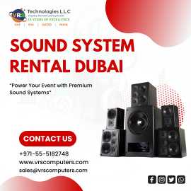 Professional Top-Quality Sound System Rentals, Dubai