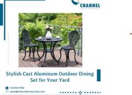   Stylish Cast Aluminum Outdoor Dining Set for You, Clayton North