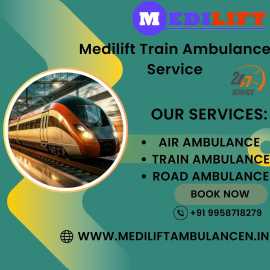 Medilift Train Ambulance Service in Raipur provide, Raipur
