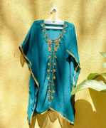African Perfect Teal Kaftan Clothing For Women, $ 35