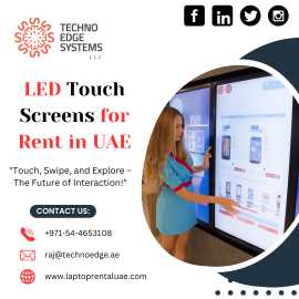 Why Choose LED Touch Screen for Rent in UAE?, Dubai