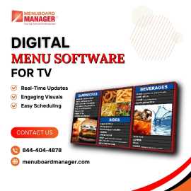 Digital Menu Software for TV, Austin