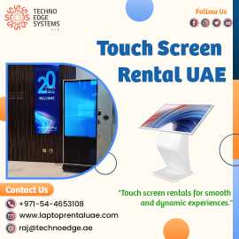 Upgrade Your Event with Touch Screen Rental in UAE, Dubai