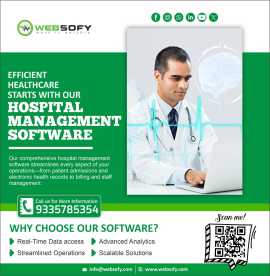 Websofy Brings Seamless Hospital Management!, Lucknow