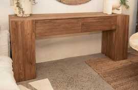 Wooden Console Table with Storage Drawers, Sydney
