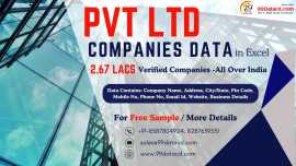 Get Private Limited Company List Database, Delhi