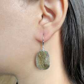Enormous Tones: Special Spectropyrite Druzy Jewelr, $ 55