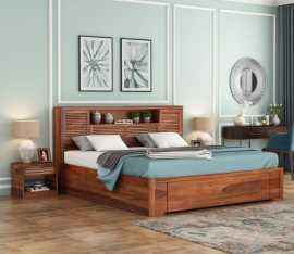 Latest Double Bed Designs for Small Bedrooms, ₹ 24,599