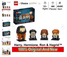 Enchanting Lego 40495 BrickHeadz Building Blocks, $ 108