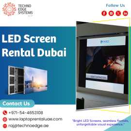Why LED Screen Rental Dubai for Presentation?, Dubai