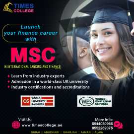 MSc Banking and Finance Dubai | Study at Leading U, Dubai