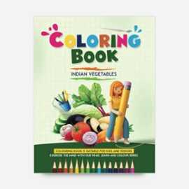 Indian Vegetables Colouring Book Fun
