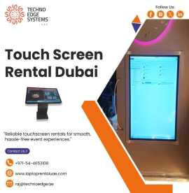 Can I Rent Touch Screen for Just One Day in Dubai, Dubai