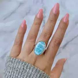 Larimar Rings – The Essence of Tranquility, $ 53