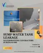 Sump Water Tank Leakage Waterproofing contractors , Bengaluru