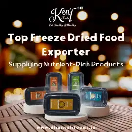 Top Freeze Dried Food Exporter Supplying Nutrient, Ahmedabad
