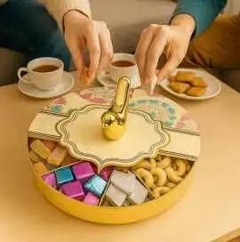 Elegant Dry Fruit Serving Box for Smart Hosting, ps 719