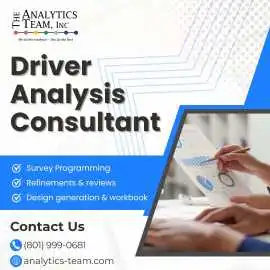 Driver Analysis Consultant, Salt Lake City