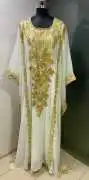 White Kaftan Dress for Women by Mirraw – Comfort, $ 650
